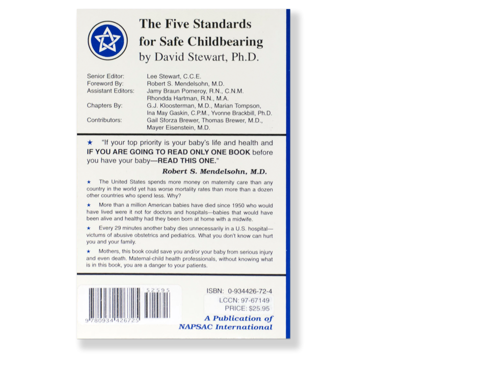 The Five Standards for Safe Childbearing B 7d831265
